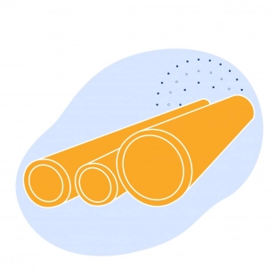 Труба нержавеющая электросварная 65х1.4 мм 10Х18Н10Т ГОСТ 11068-81