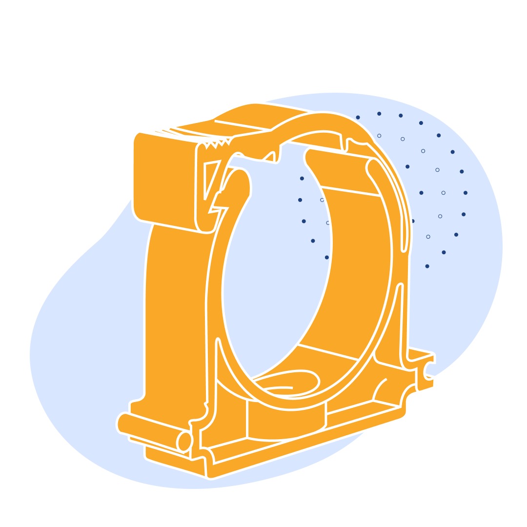 Хомут крепежный полипропиленовый Ду 16 мм