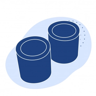 Капролоновая втулка 490х1400 мм черная ПА 6-МГ